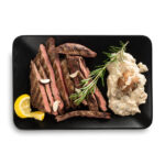 Mușchi de vită cu sos de hribi 350g
