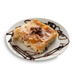 Plăcintă cu brânză dulce de vaci și stafide 150 g