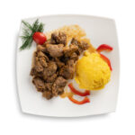 Vițel la ceaun cu mămăliguță 450g